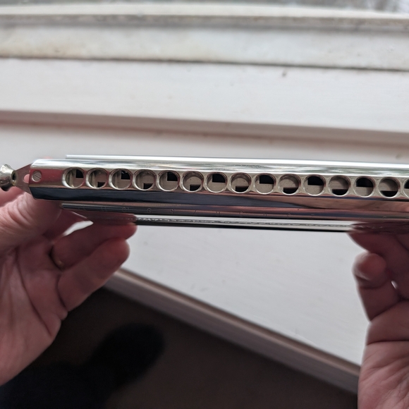 Silver Harmonica - Picture 1 of 3